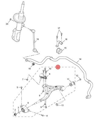 Braccio di comando inferiore anteriore sinistro per MG GS/HS e Roewe RX5 10181066 Parti di sospensione metallica
